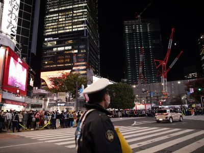 渋谷ハロウィン2022 スクランブル交差点 100年に一度の再開発